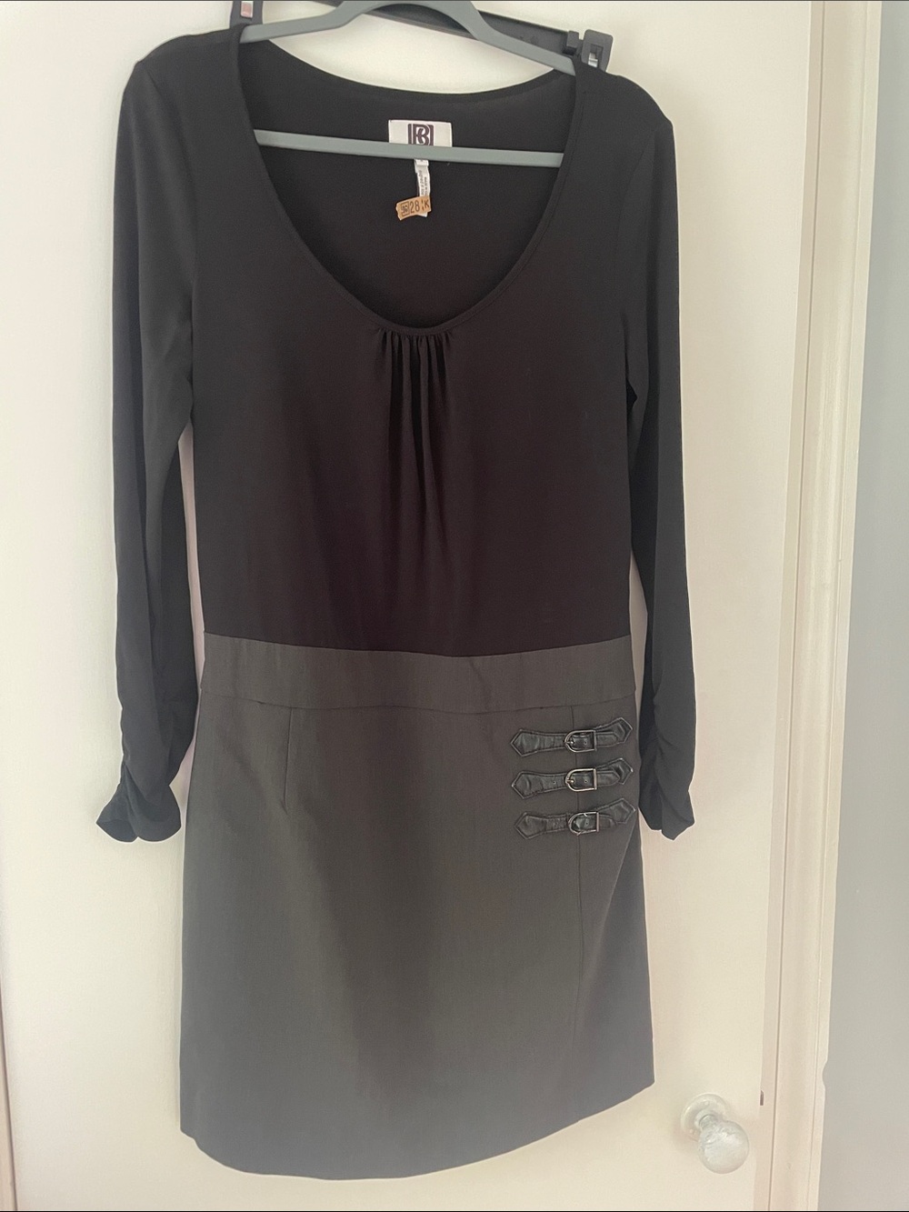 Laundry By Shelli Segal Black and Grey Dress - 8